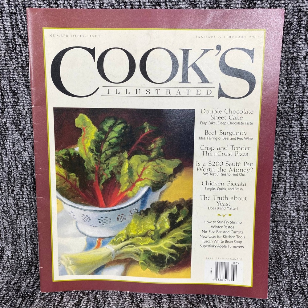 Vintage Cooks Illustrated Magazine Jan Feb 2001 Number 48 Recipes
